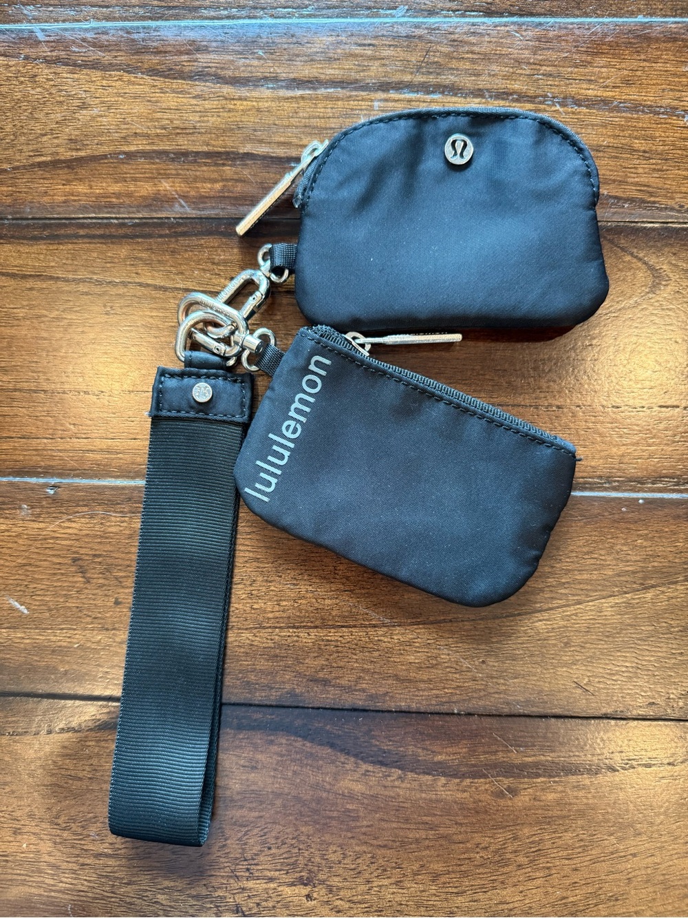 lululemon athletica Black Key Pouch Duo with Wristlet